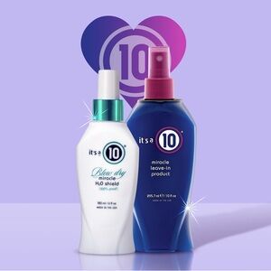 COPY - It is A 10's Miracle Blow Dry H2O Shield & Miracle Leave-in Product Cond…